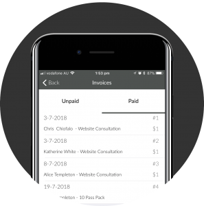 Mobile Payments pay Invoice