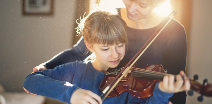 On demand economy violin lessons